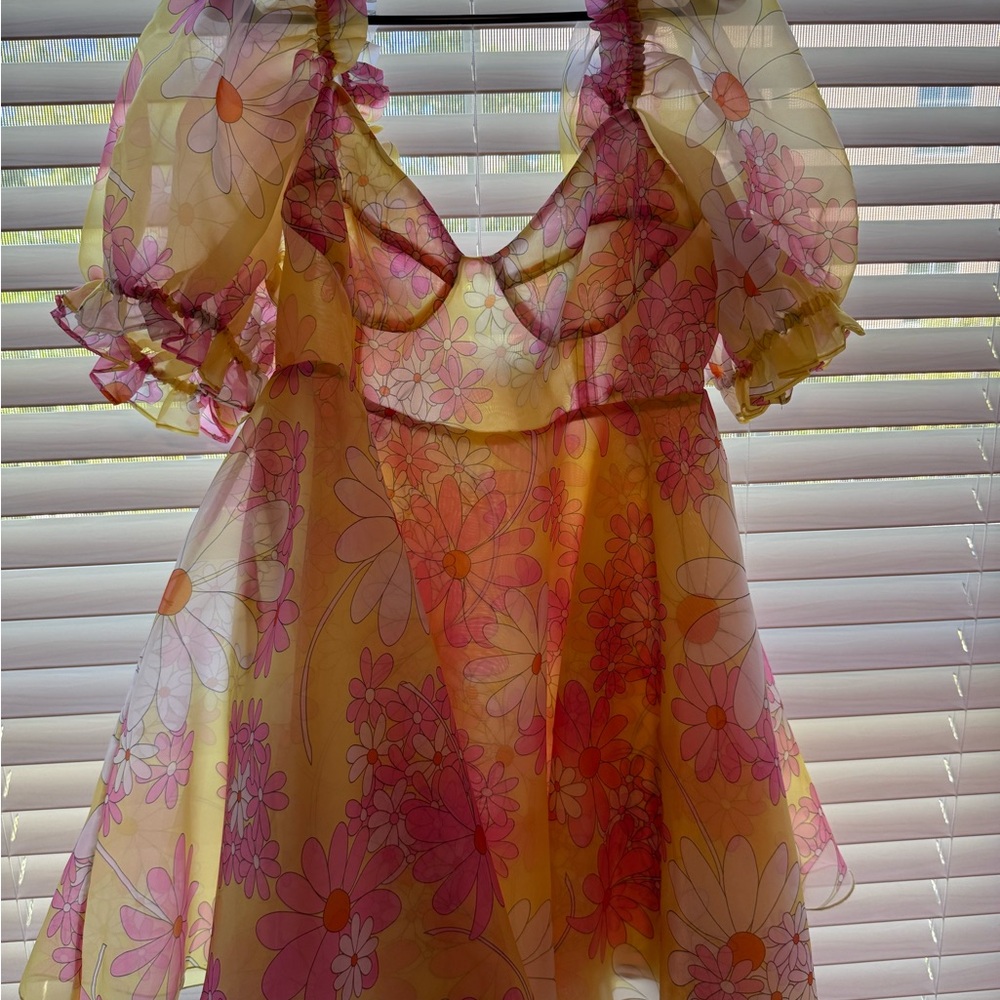 Selkie Goldie Puff Dress 2X